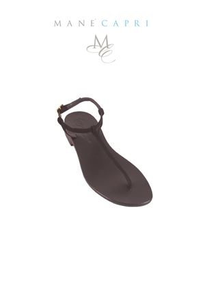 Gold handmade sandals Da Costanzo | S1918NERO/NERO
